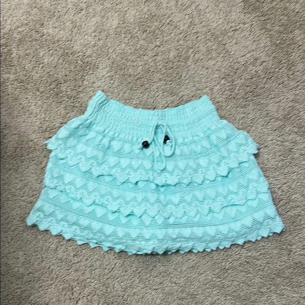 Dear Hannah heart ruffle skirt